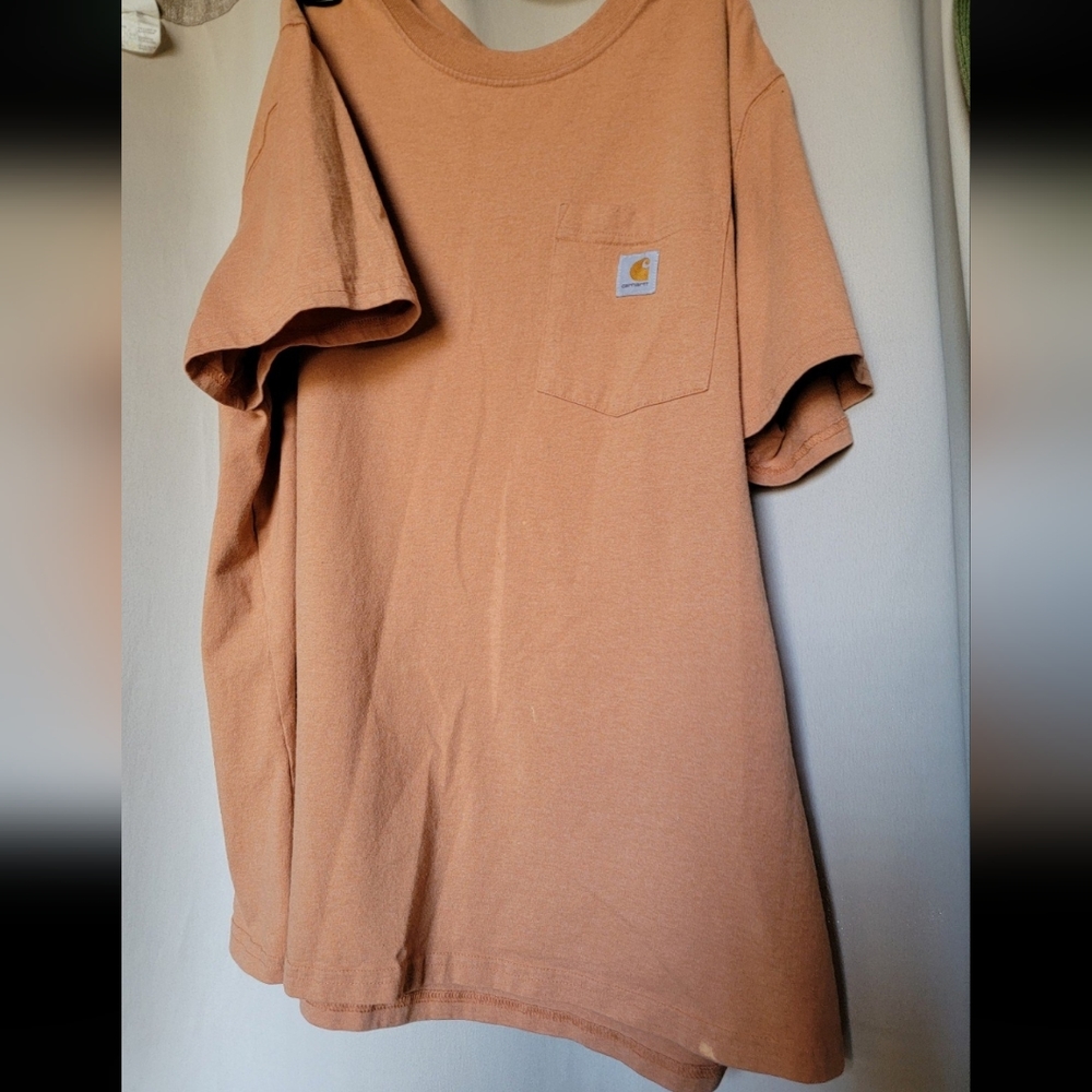 Orange Carhartt Losse fit t-shirt